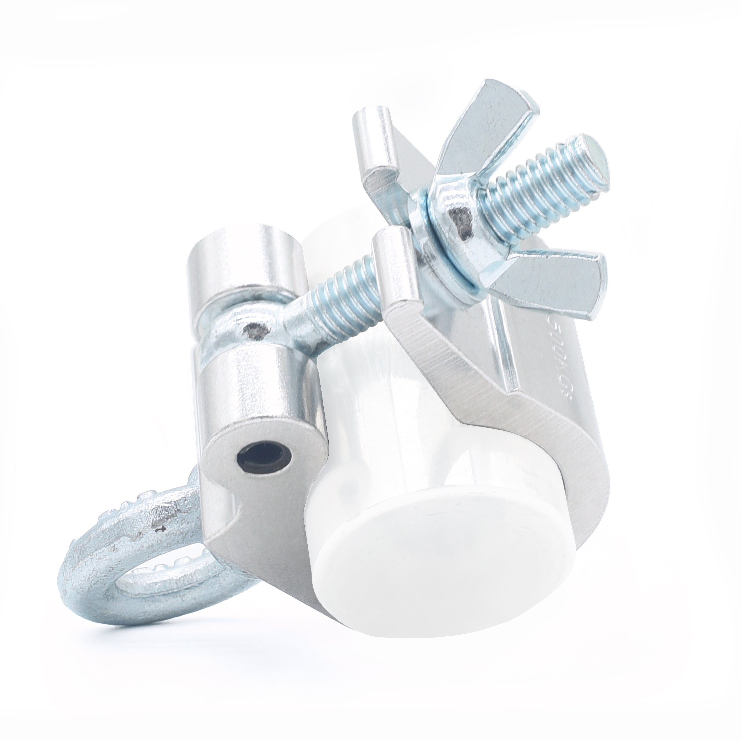 T-C8 Pro Clamp w/ Eyebolt for 2" Truss Tube Capacity 750 lbs. — Aluminum