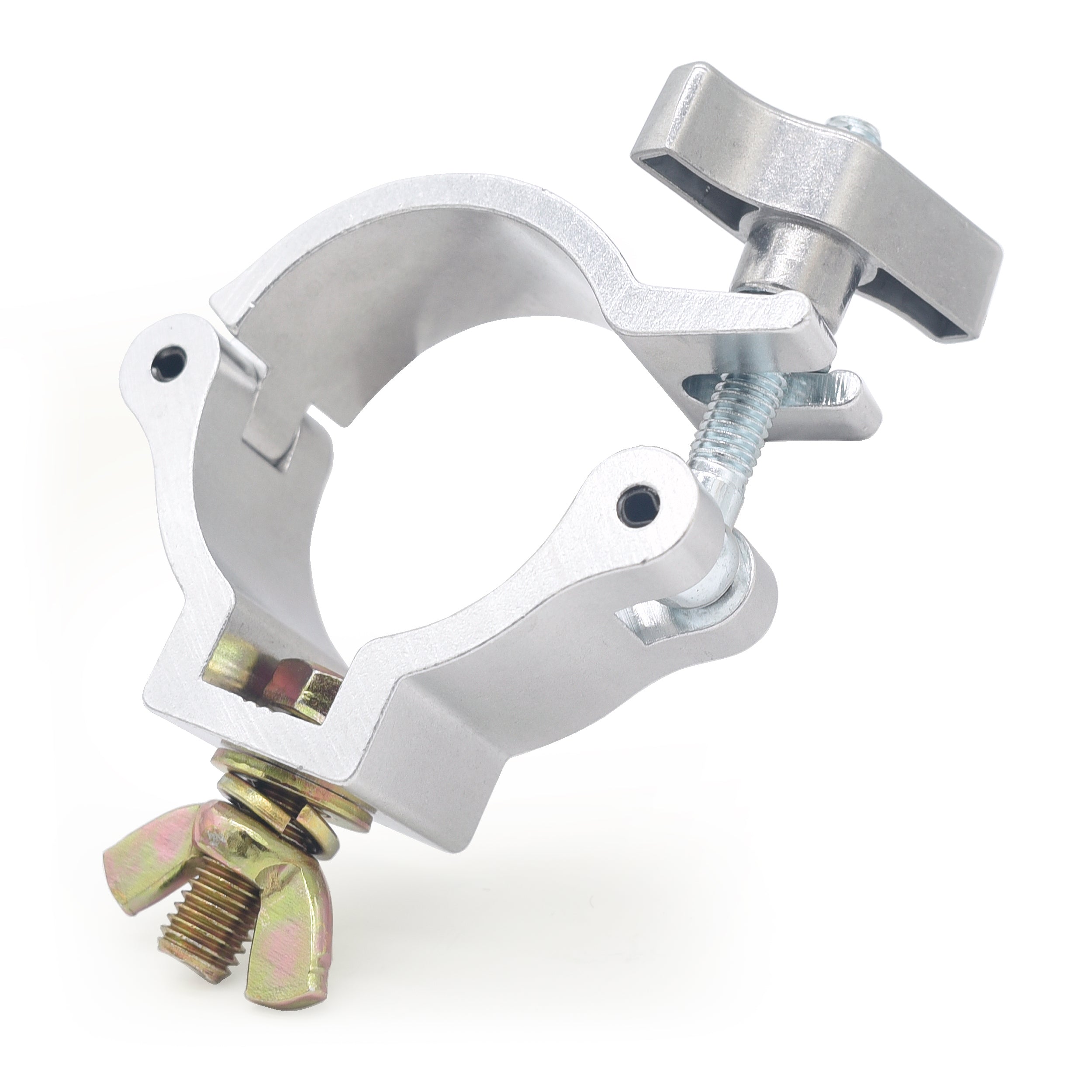 24PCS Aluminum Slim M10 O-Clamp with Big Wing Knob for 2" Truss Tube Capacity 165 lbs.