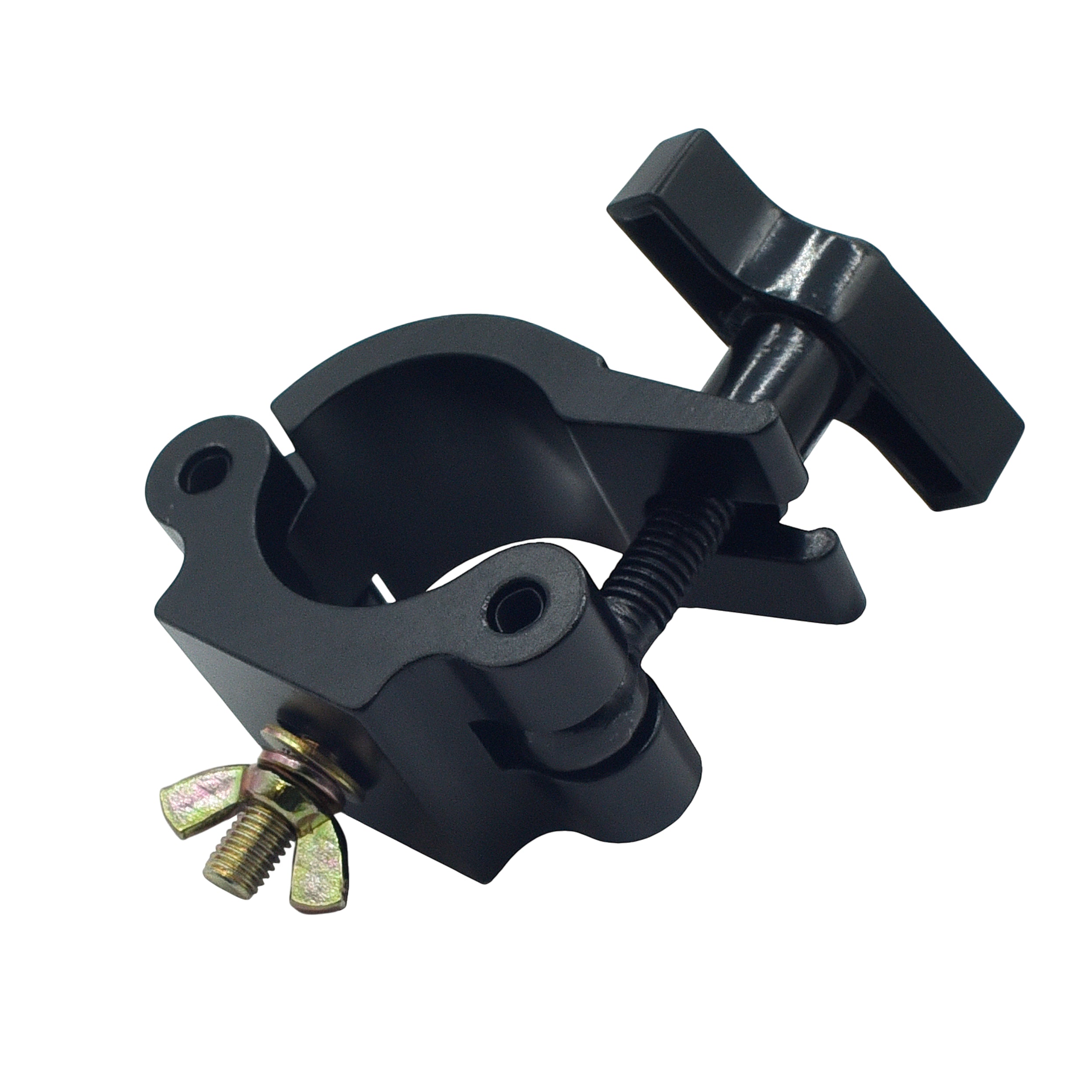 T-C40H-BLK Pro Clamp fits .12-2.0 in Tube Capacity 1100 LBS M10 Bolt — Aluminum Black