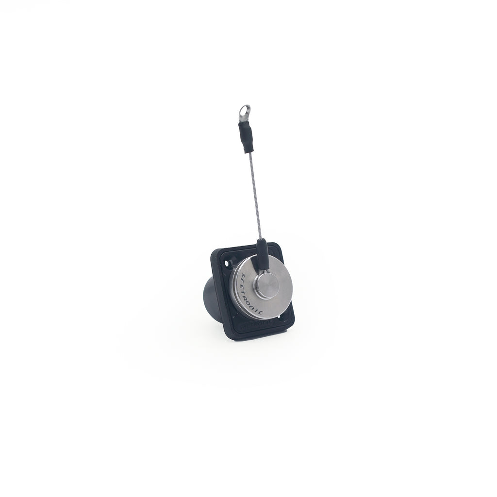 Seetronic Dual-Channel Fiber Socket with Automatic Sealing Shutter (IP65 Rated)