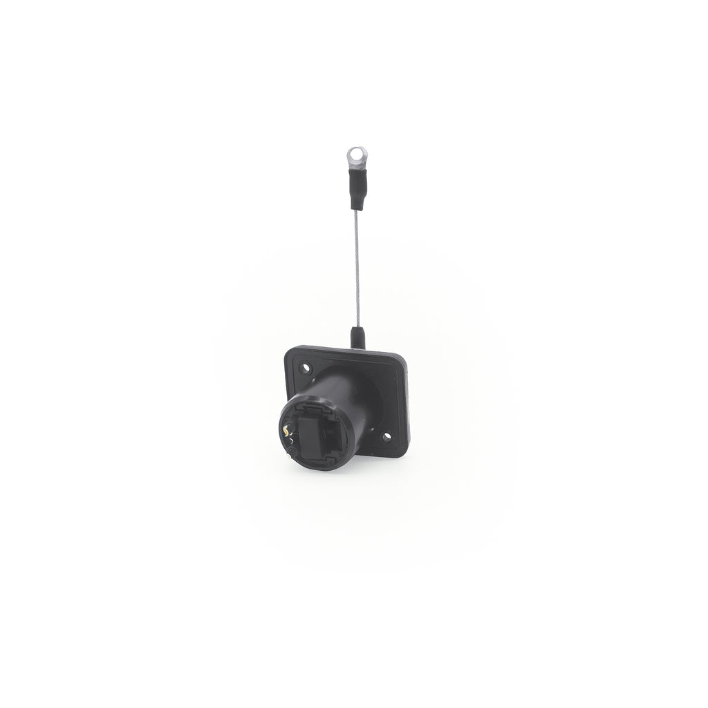 Seetronic Dual-Channel Fiber Socket with Automatic Sealing Shutter (IP65 Rated)
