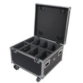Par Can Universal Utility Case 4" Wheels Will Hold 4 of 12" x12"  Large or 8  of 12" x 5.5" Slim LED Par Lights