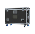 Flight case for Yamaha Rivage PM3 CS-R3 Audio Console Mixer with Doghouse and Wheels by Santosom
