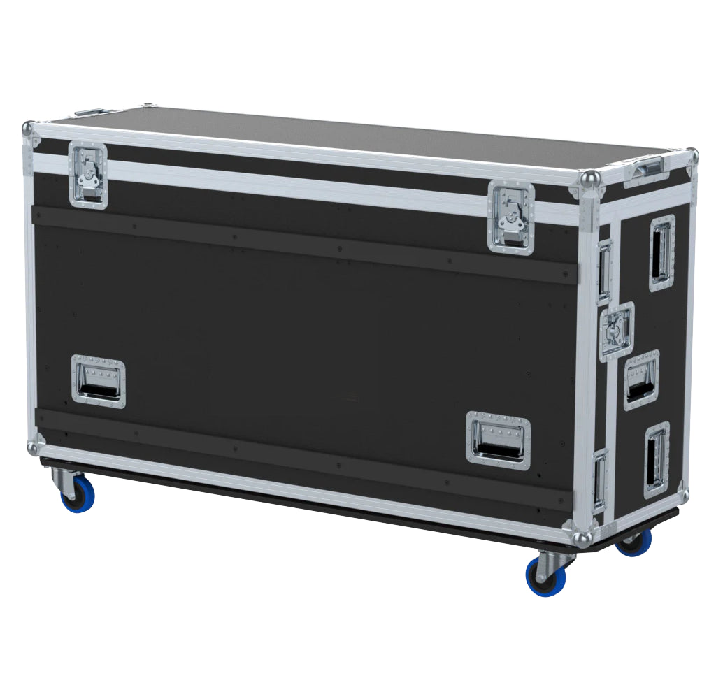 Flight case for Yamaha Rivage PM5 CS-R5 Audio Console Mixer with Doghouse and Wheels by Santosom