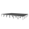 2PCS StageOne 16' x 24' Ft. Portable Stage Package - Includes 24x Units with Telescoping 16-22" Adjustable legs