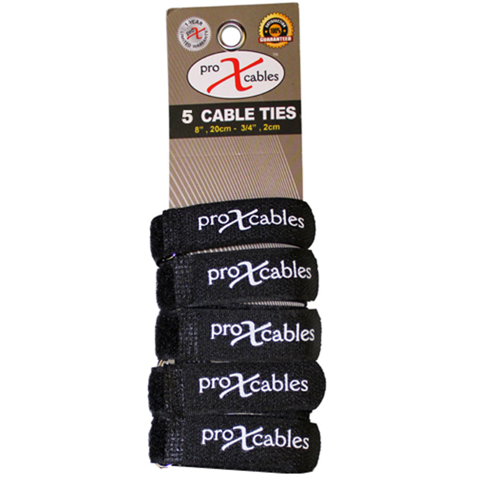Cable Tie Hook & Loop Pack of 5pcs